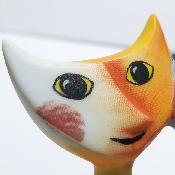 Goebel Rosina Cat's Porcelain Figurine Sabino/Sabina Signed Cat's World Germany - Picture 15 of 16